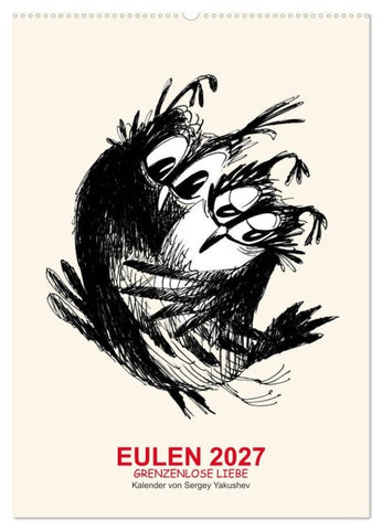 EULEN 2027 GRENZENLOSE LIEBE (Wandkalender 2027 DIN A2 hoch), CALVENDO Monatskalender