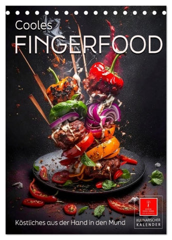 Cooles Fingerfood (Tischkalender 2027 DIN A5 hoch), CALVENDO Monatskalender