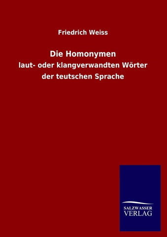 Die Homonymen