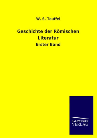 Geschichte der Römischen Literatur