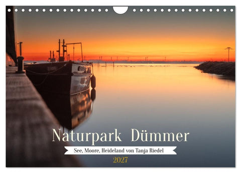 Naturpark Dümmer (Wandkalender 2027 DIN A4 quer), CALVENDO Monatskalender