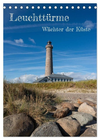 Leuchtürme - Wächter der Küste (Tischkalender 2026 DIN A5 hoch), CALVENDO Monatskalender