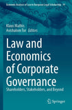 Law and Economics of Corporate Governance