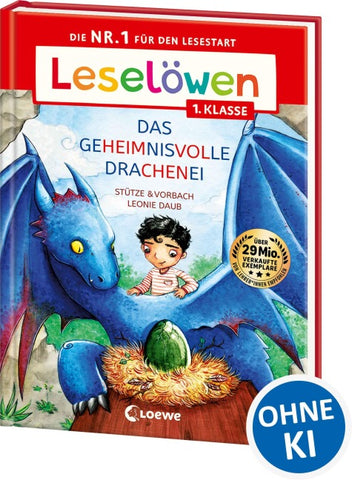 Leselöwen 1. Klasse - Das geheimnisvolle Drachenei (Großbuchstabenausgabe)