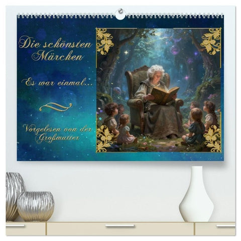 Die schönsten Märchen (hochwertiger Premium Wandkalender 2027 DIN A2 quer), Kunstdruck in Hochglanz