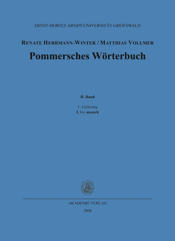 Pommersches Wörterbuch / L bis manch