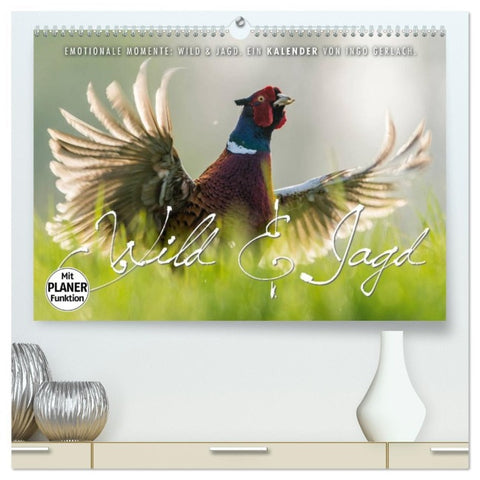 Emotionale Momente: Wild und Jagd. (hochwertiger Premium Wandkalender 2026 DIN A2 quer), Kunstdruck in Hochglanz