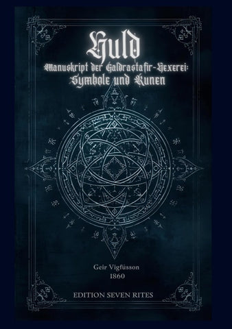 Huld-Manuskript der Galdrastafir-Hexerei