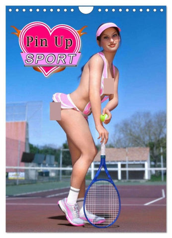 Pin Up Sport (Wandkalender 2026 DIN A4 hoch), CALVENDO Monatskalender