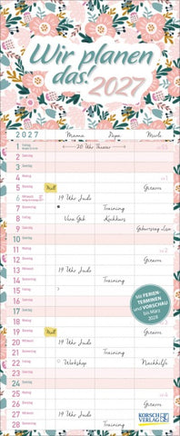 Familientimer Wir planen das! 2027