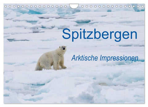 Spitzbergen - Arktische Impressionen (Wandkalender 2026 DIN A4 quer), CALVENDO Monatskalender