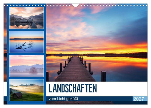 Landschaften vom Licht geküßt (Wandkalender 2027 DIN A3 quer), CALVENDO Monatskalender