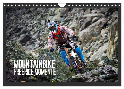 Mountainbike Freeride Momente (Wandkalender 2027 DIN A4 quer), CALVENDO Monatskalender
