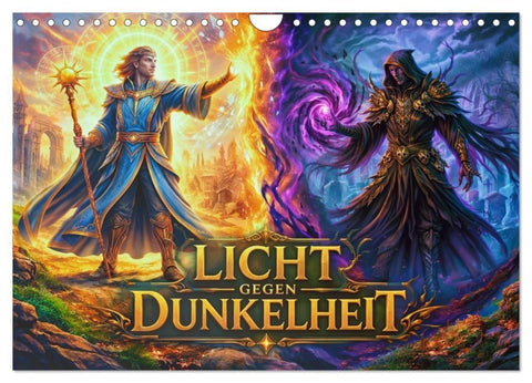 Licht gegen Dunkelheit (Wandkalender 2027 DIN A4 quer), CALVENDO Monatskalender