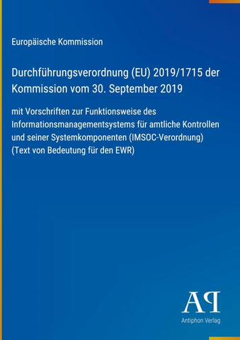 Durchführungsverordnung (EU) 2019/1715 der Kommission vom 30. September 2019