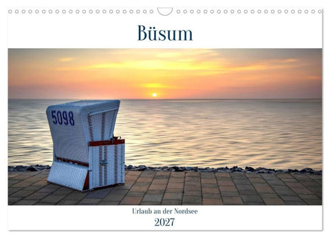 Büsum - Urlaub an der Nordsee (Wandkalender 2027 DIN A3 quer), CALVENDO Monatskalender