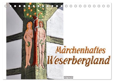 Märchenhaftes Weserbergland (Tischkalender 2027 DIN A5 quer), CALVENDO Monatskalender