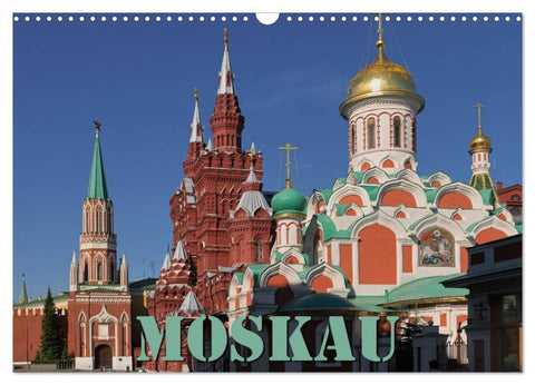 Moskau (Wandkalender 2026 DIN A3 quer), CALVENDO Monatskalender