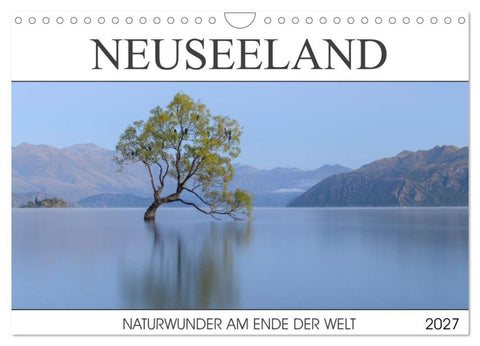 Neuseeland - Naturwunder am Ende der Welt (Wandkalender 2027 DIN A4 quer), CALVENDO Monatskalender