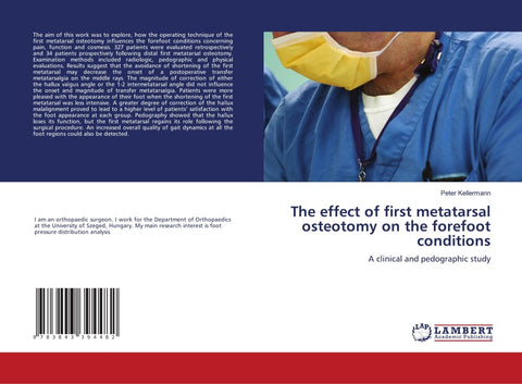 The effect of first metatarsal osteotomy on the forefoot conditions