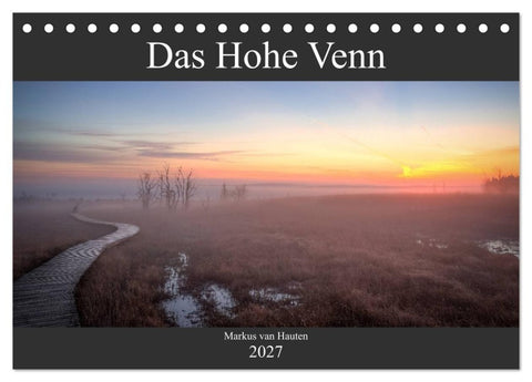Das Hohe Venn (Tischkalender 2027 DIN A5 quer), CALVENDO Monatskalender