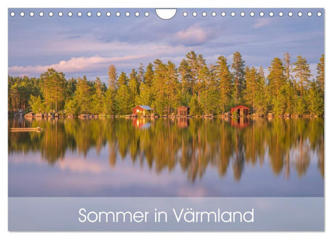 Schwedischer Sommer in Värmland (Wandkalender 2026 DIN A4 quer), CALVENDO Monatskalender