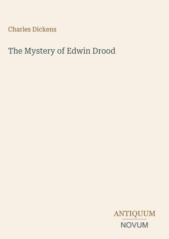 The Mystery of Edwin Drood