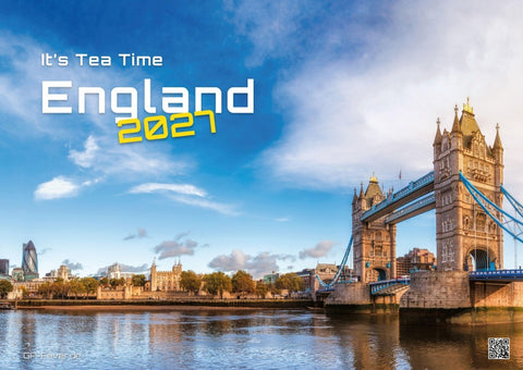 England – It’s Tea Time - 2027 - Kalender DIN A2