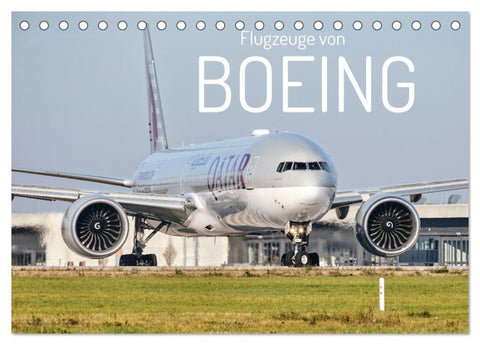 Flugzeuge von Boeing (Tischkalender 2026 DIN A5 quer), CALVENDO Monatskalender