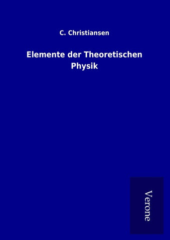 Elemente der Theoretischen Physik