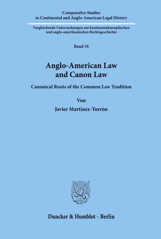Anglo-American Law and Canon Law.