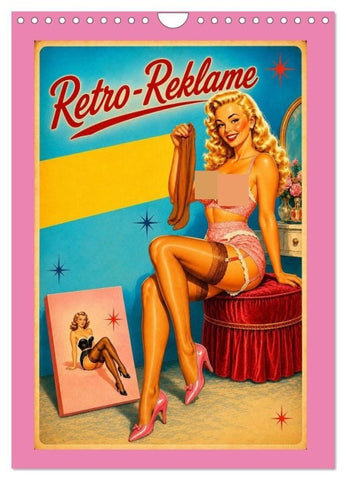 Retro-Reklame (Wandkalender 2027 DIN A4 hoch), CALVENDO Monatskalender