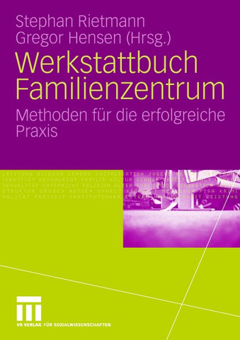 Werkstattbuch Familienzentrum