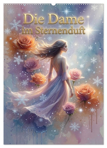 Die Dame im Sternenduft (Wandkalender 2027 DIN A2 hoch), CALVENDO Monatskalender