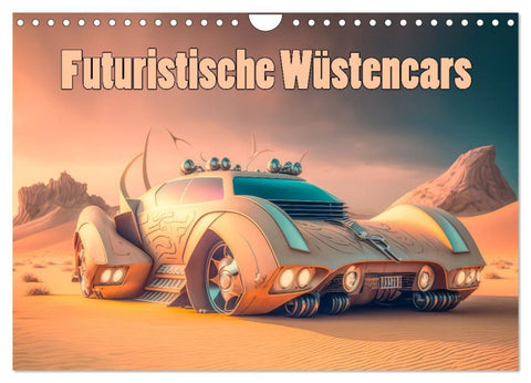 Futuristische Wüstencars (Wandkalender 2026 DIN A4 quer), CALVENDO Monatskalender