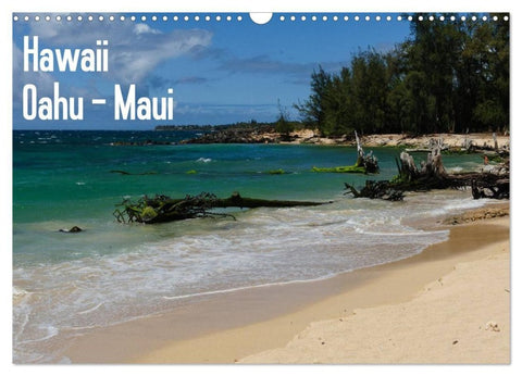 Hawaii - Oahu - Maui (Wandkalender 2027 DIN A3 quer), CALVENDO Monatskalender