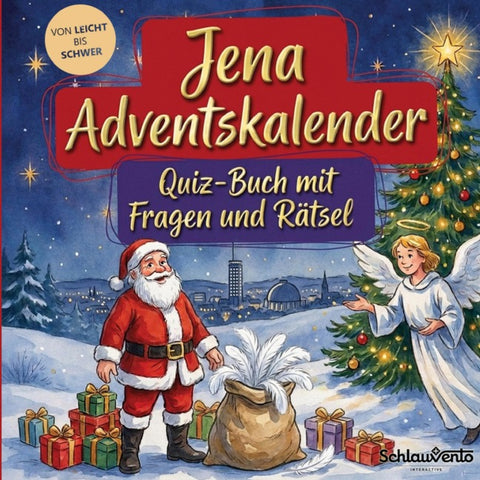 Jena-Adventskalender: Quiz-Buch mit Fragen und Rätsel