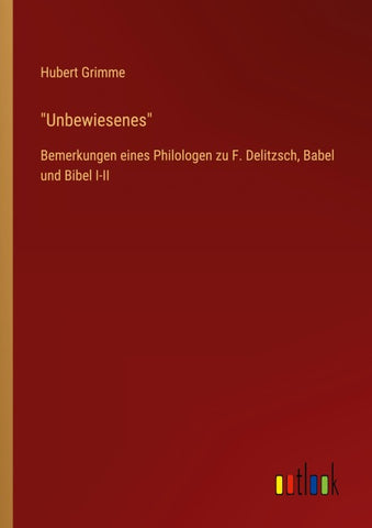 "Unbewiesenes"