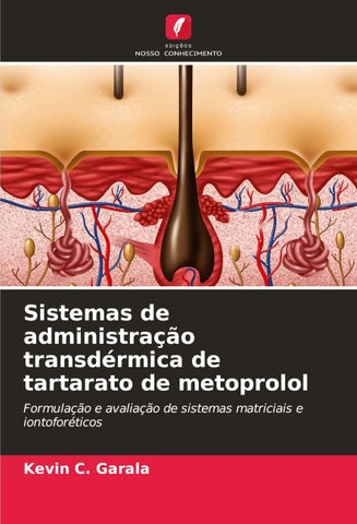Sistemas de administração transdérmica de tartarato de metoprolol