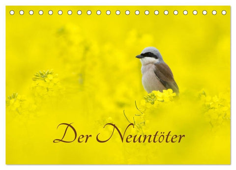 Der Neuntöter (Tischkalender 2026 DIN A5 quer), CALVENDO Monatskalender