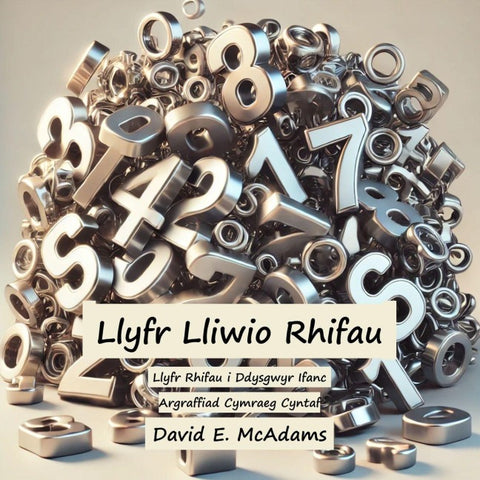 Llyfr Lliwio Rhifau