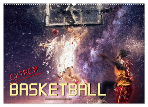 Basketball extrem (Wandkalender 2027 DIN A2 quer), CALVENDO Monatskalender