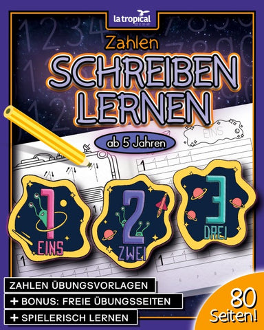 Zahlen schreiben lernen ab 5 Jahren