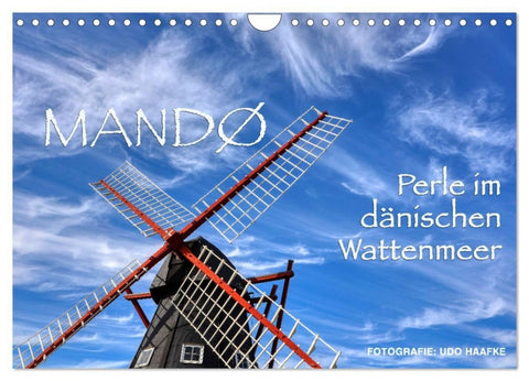 Mandø - Perle im dänischen Wattenmeer (Wandkalender 2027 DIN A4 quer), CALVENDO Monatskalender