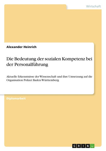 Die Bedeutung der sozialen Kompetenz bei der Personalführung