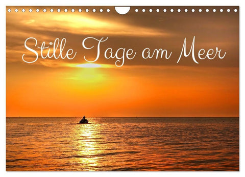 Stille Tage am Meer (Wandkalender 2026 DIN A4 quer), CALVENDO Monatskalender
