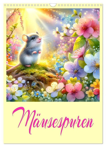 Mäusespuren (Wandkalender 2027 DIN A3 hoch), CALVENDO Monatskalender