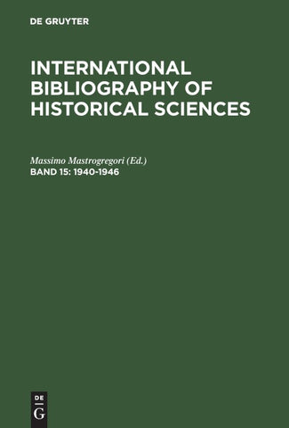 International Bibliography of Historical Sciences / 1940-1946