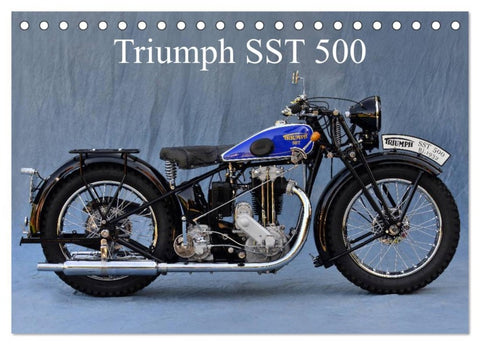 Triumph SST 500 (Tischkalender 2026 DIN A5 quer), CALVENDO Monatskalender