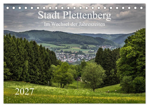 Stadt Plettenberg (Tischkalender 2027 DIN A5 quer), CALVENDO Monatskalender